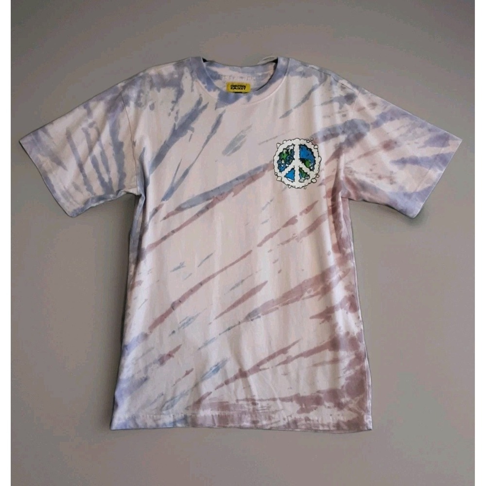 Chinatown Market Peace On Earth Tie Dye Graphic T-Shirt Size M